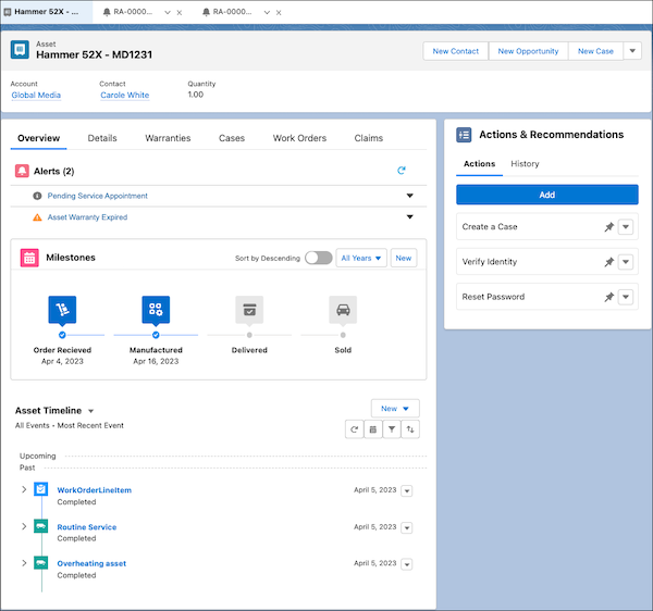 Learn About Asset Service Console for Manufacturing