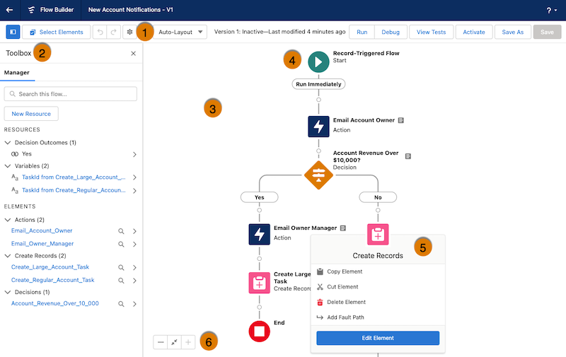 Flow Builder Tour