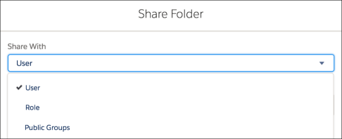 Folder sharing window