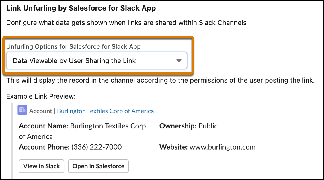 Unfurling Slack Record Layouts with Data Sharing Options