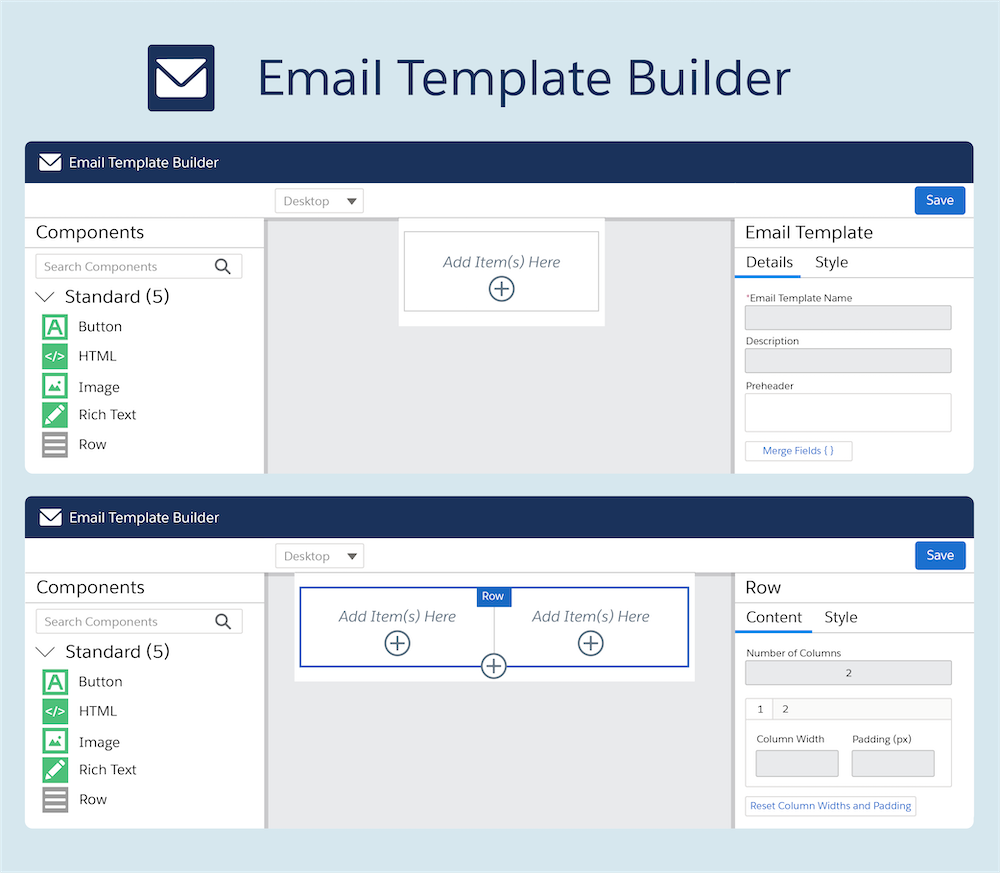 Lightning Email Template Builder