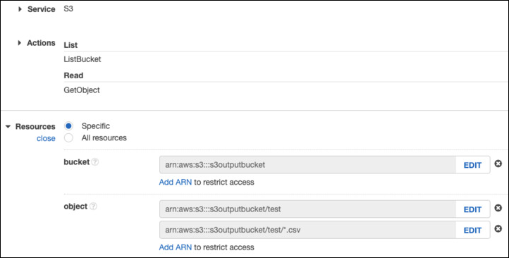Amazon S3 Connection