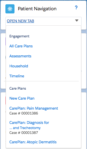 Patient or Member Navigation Options