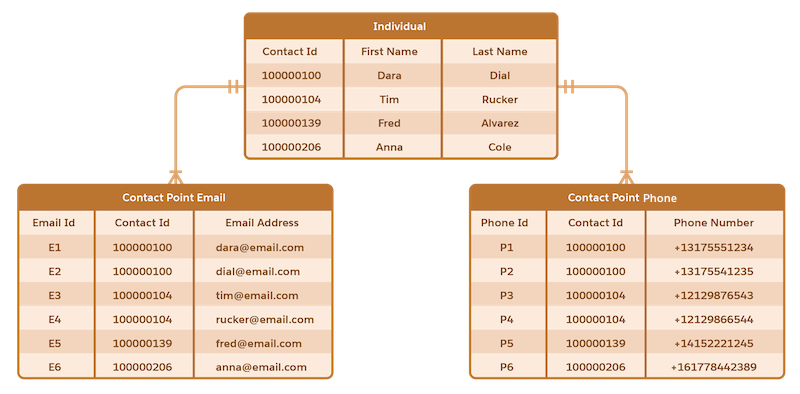 Normalized and Denormalized Data