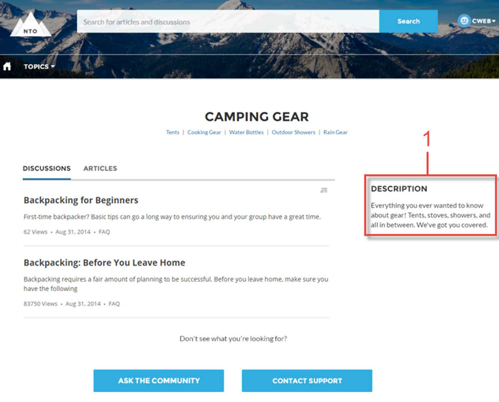Topic description